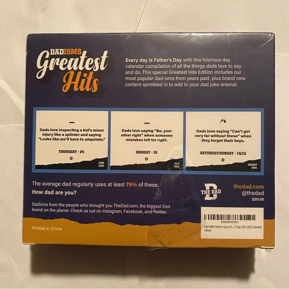 The Dad Dadisms Greatest Hits 2021-2022 Father’s Day to Father’s Day Collection